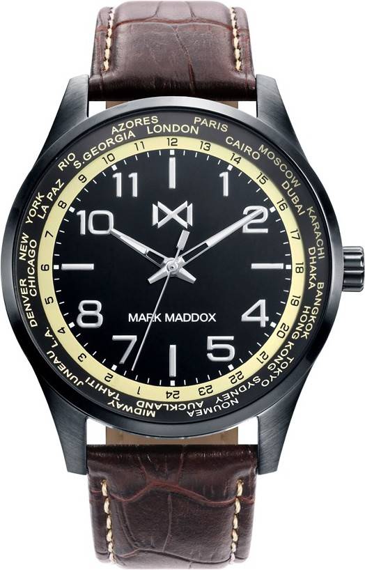 Reloj MARK MADDOX Hombre (Piel - Marrón)