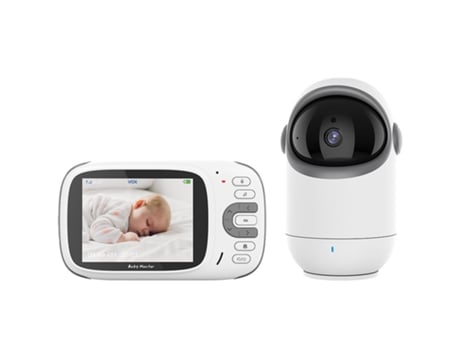 VB802 Baby Monitor Monitor para bebés de Monitor de bebé de 3.2 pulgadas con Intercomislán de Voz de Visión Nocturna GENERIC