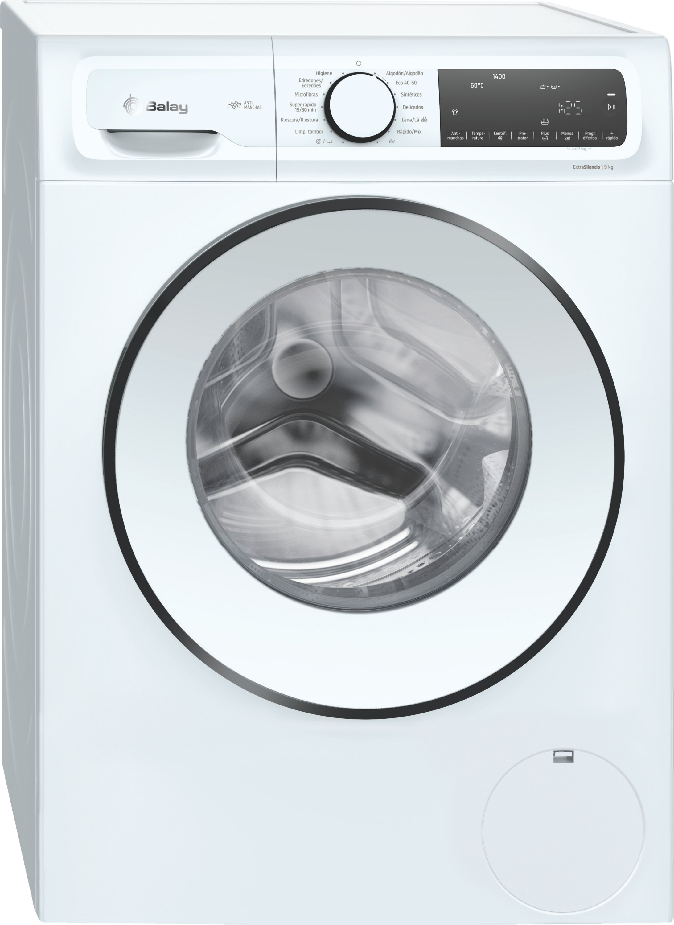 Lavadora BALAY 3TS394B (9 kg - 1400 rpm - Blanco)