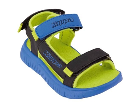 Sandalias KAPPA Kana Mf (Negro, Azul - Material Sintético- 34)