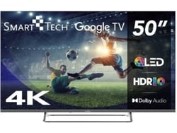 TV GOOGLE QHD SMART TECH 50QG02V (QLED - 50'' - 127 cm - 4K Ultra HD - Smart TV)