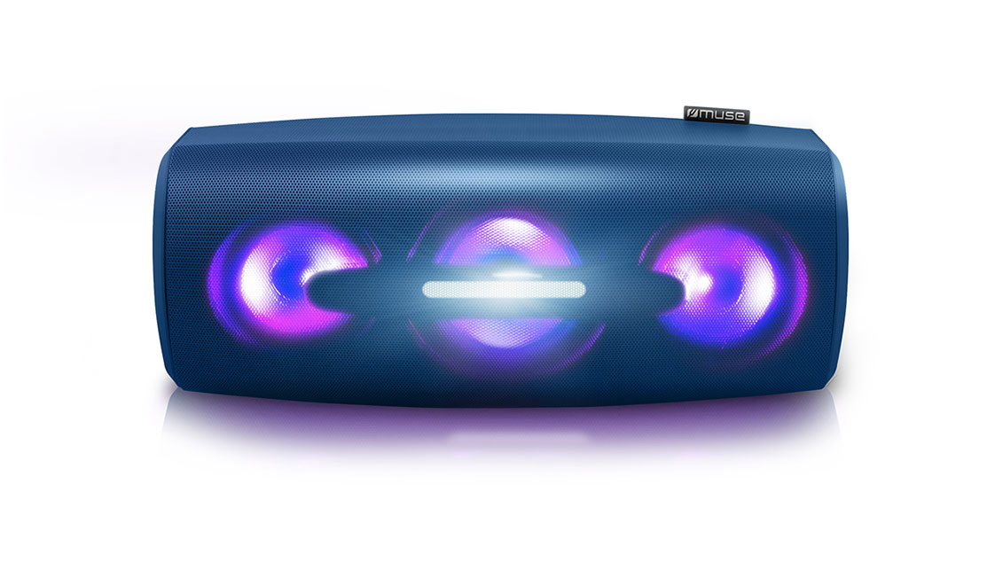 Altavoz Bluetooth MUSE M-930 Dj (Azul - 80 W - Alcance: 10 m)