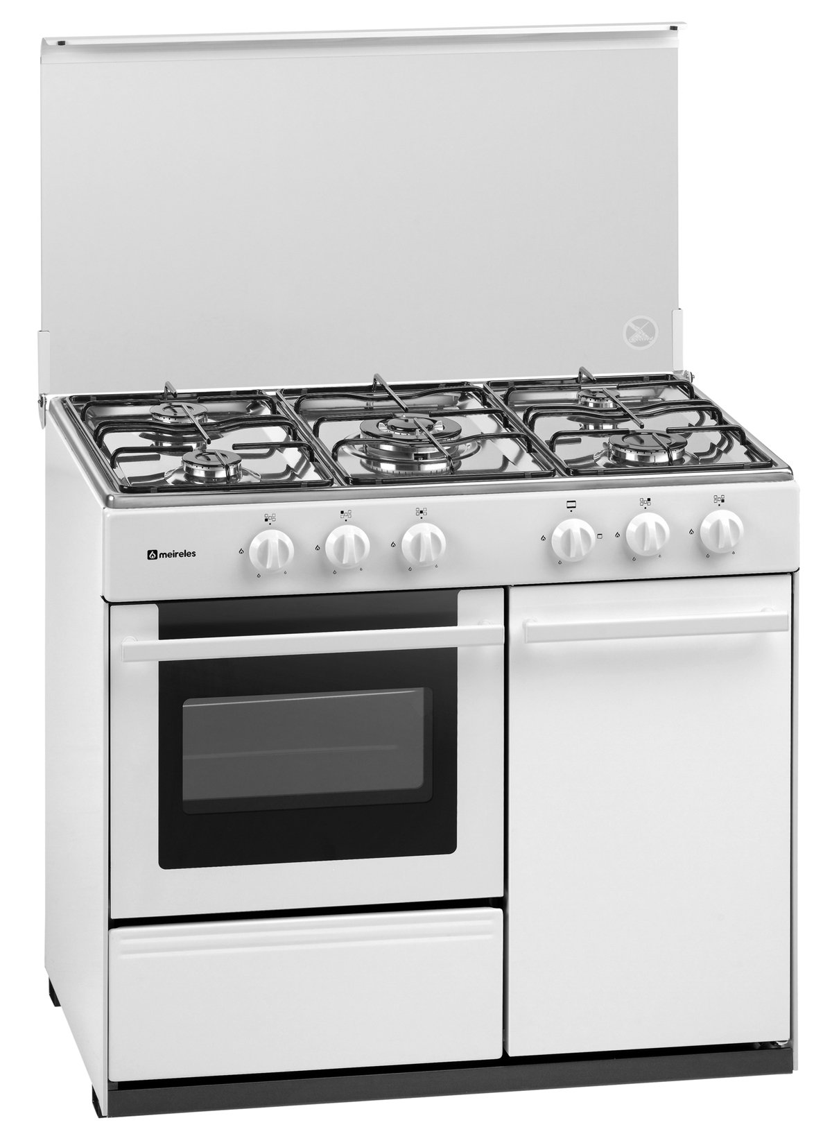 Cocina MEIRELES G2950DV W (49 L - Gas Butano-propano - Blanco)