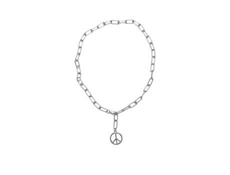 Collar cadena y URBAN CLASSICS Peace Pendant