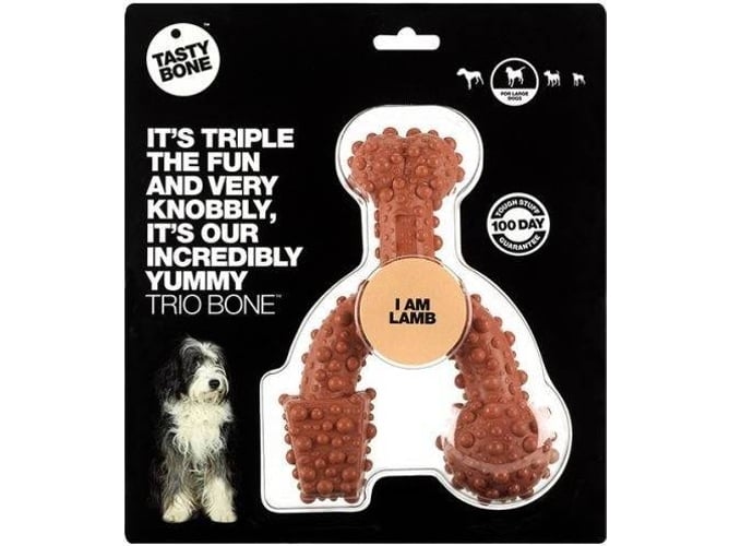 Hueso para Perros TASTY BONE (Pequeño - Sabor: Cordero)