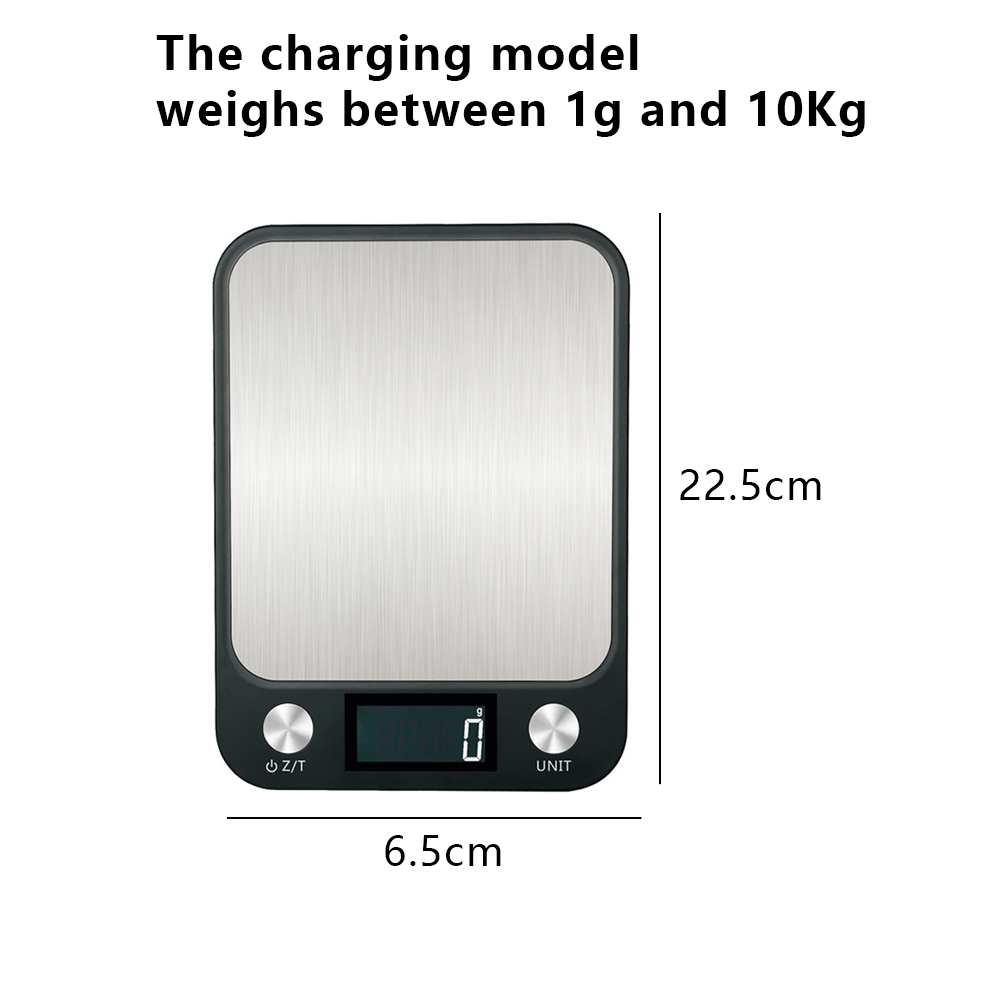 Báscula De Cocina Digital Con Carga Usb De 10kg/1g