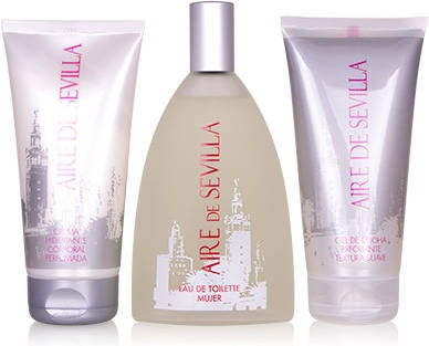 Cofre AIRE SEVILLA Clasica Edt 150 ml + Gel Exfoliante 150 ml + Loción Corporal 150 ml