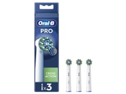 ORAL-B Recambios Cepillo Eléctrico ORAL B CROSS ACTION (3 Uno)