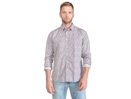 Camisa de Manga Larga para Hombre LE TEMPS DES CERISES (M - Multicolor)