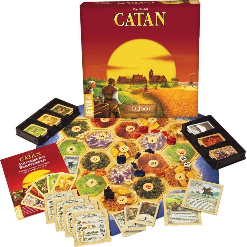 Juego de Mesa Catan (Edad Mínima: 10 Años - Nivel de Dificultad: Intermedio)