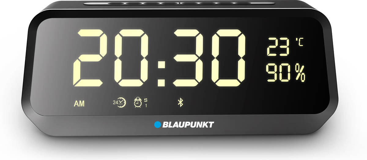 Radio Despertador BLAUPUNKT BLP2400 (Negro - FM - Corriente)