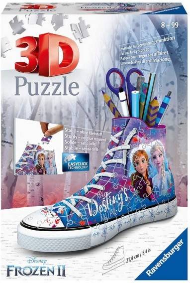 Puzzle 3D RAVENSBURGUER Portalapizes de Frozen (Edad Mínima: 8 Anos - 108 Piezas)