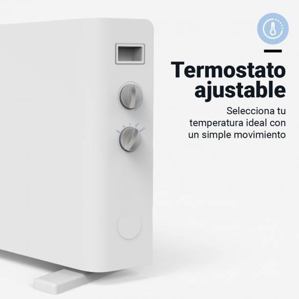 Calefactor Pequeño UNIVERSALBLUE Convector Turbo 2000W Blanco -