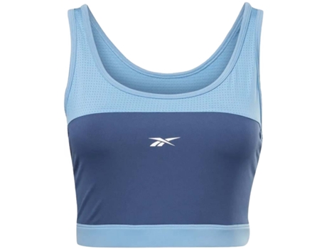 Sujetador de Mujer REEBOK Wor Mesh Azul (M)