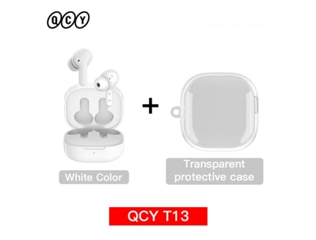 QCY T13 Inalámbrico Smart Headphone BT5.1 TWS Auriculares 4 Mic ENC HD Call Headset Touch Control Earbuds Long Standby 40H