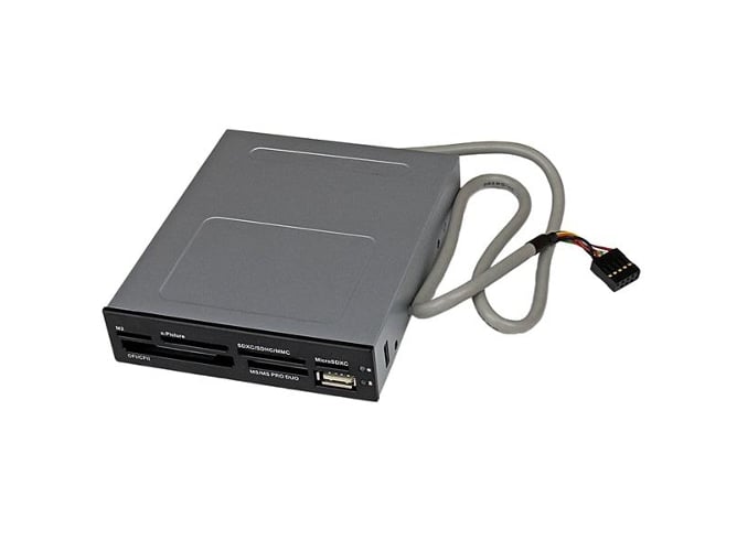 Lector de Tarjetas STARTECH.COM 35FCREADBK3 Interno USB 2.0/IDC Negro