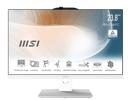 All-in-One MSI 72528 7588 (23.8 '' - - RAM: 16 GB - - Intel Iris Xe Graphics)