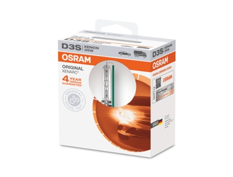 Lámpara xenón D3S 42V35W Original xenarc® Blister OSRAM