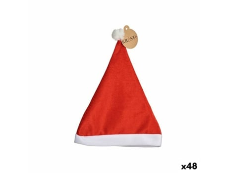 Gorro de Papá Noel Rojo 24 x 3 x 35 cm (48 Unidades)