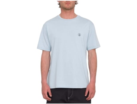 Camiseta de Hombre VOLCOM Corta Circle Blanks Azul (S)