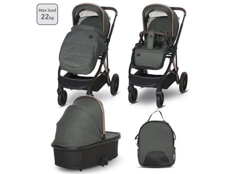 Carrito de Bebé DUO ARIA hasta 22 Kg de LORELLI green