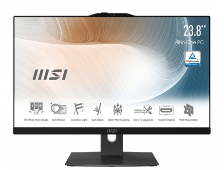 All-in-One MSI 72528 7588 (23.8 '' - - RAM: 8 GB - - Intel Iris Xe Graphics)