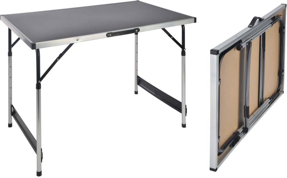 Mesa HI (Negro - Aluminio - 100 x 60 x 94 cm)