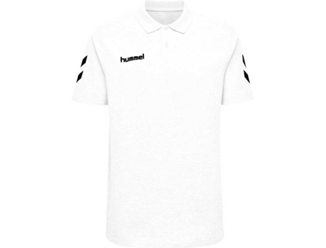 Polo de Hombre para Fútbol HUMMEL Go Algodón Blanco (164 cm)