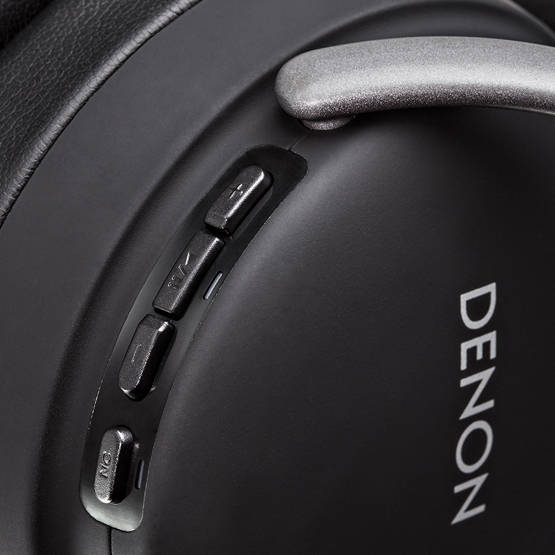 Denon Ahgc30 Auriculares bluetooth negros reacondicionado con cancelación ruido 40 mm color diadema hires y micrófono ear blanco