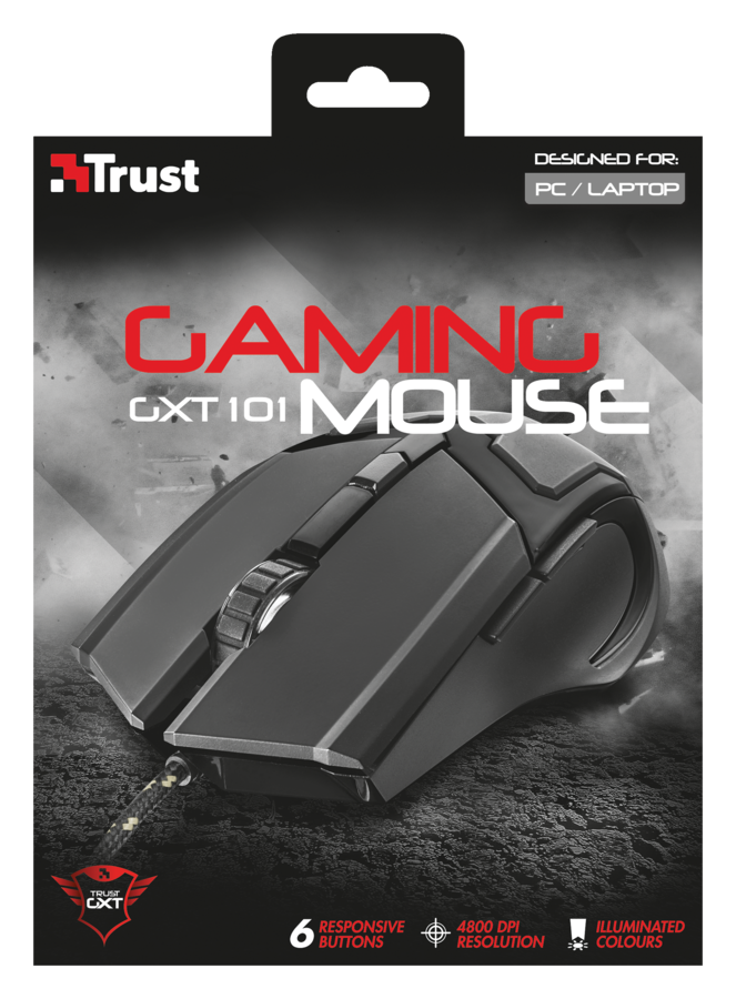 Ratón Gaming TRUST GTX 101