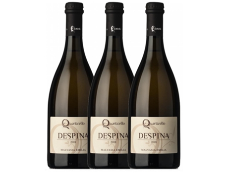 Espumante QUARTICELLO Quarticello Frizzante Despina Malvasia Di Candia Aromatica Emilia Romagna (0.75 L - 3 unidades)