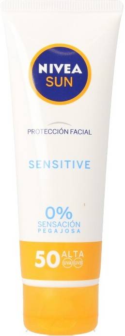 Nivea Sun Sensitive facial fp 50 1 x ml protector solar para piel sensible crema sin perfume con 0