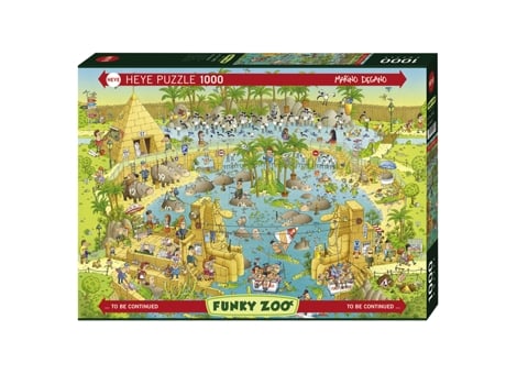 Puzzle 1000 Pcs Degano, Habitat no Nilo (9 años)