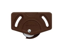 ALK FABRICACIÓN EUROPEA Rueda inferior rumor puerta corredera marron herraje de plastico. 12-15kgs/puerta.