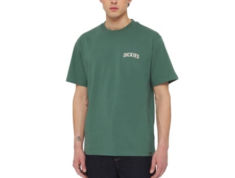 Camiseta de Hombre DICKIES Sapatos Elliston Ss Tecido Verde (M)