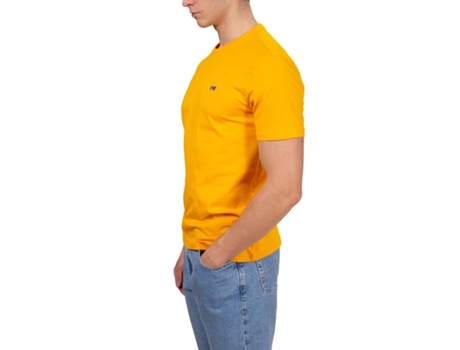 Camiseta de Hombre NAPAPIJRI Amarillo (XL)