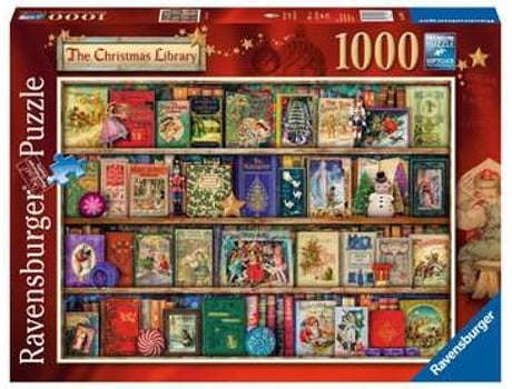 Puzzle RAVENSBURGER The Christmas Library rompecabezas 1000 pieza(s) Navidad