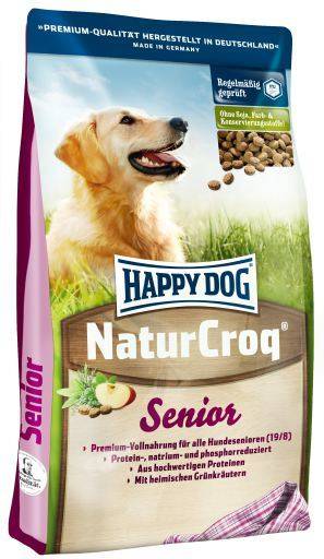 Pienso para Perros HAPPY DOG Naturcroq (15 Kg - Seco - Sénior)