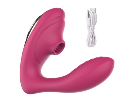 Vibrador de succión impermeable portátil multimodo para mujeres (rojo) VEANXIN