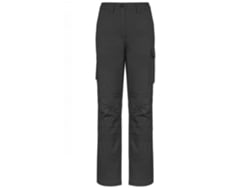 Pantalones de Mujer WK. DESIGNED TO WORK Trabajo Multibolsillos Gris (36)