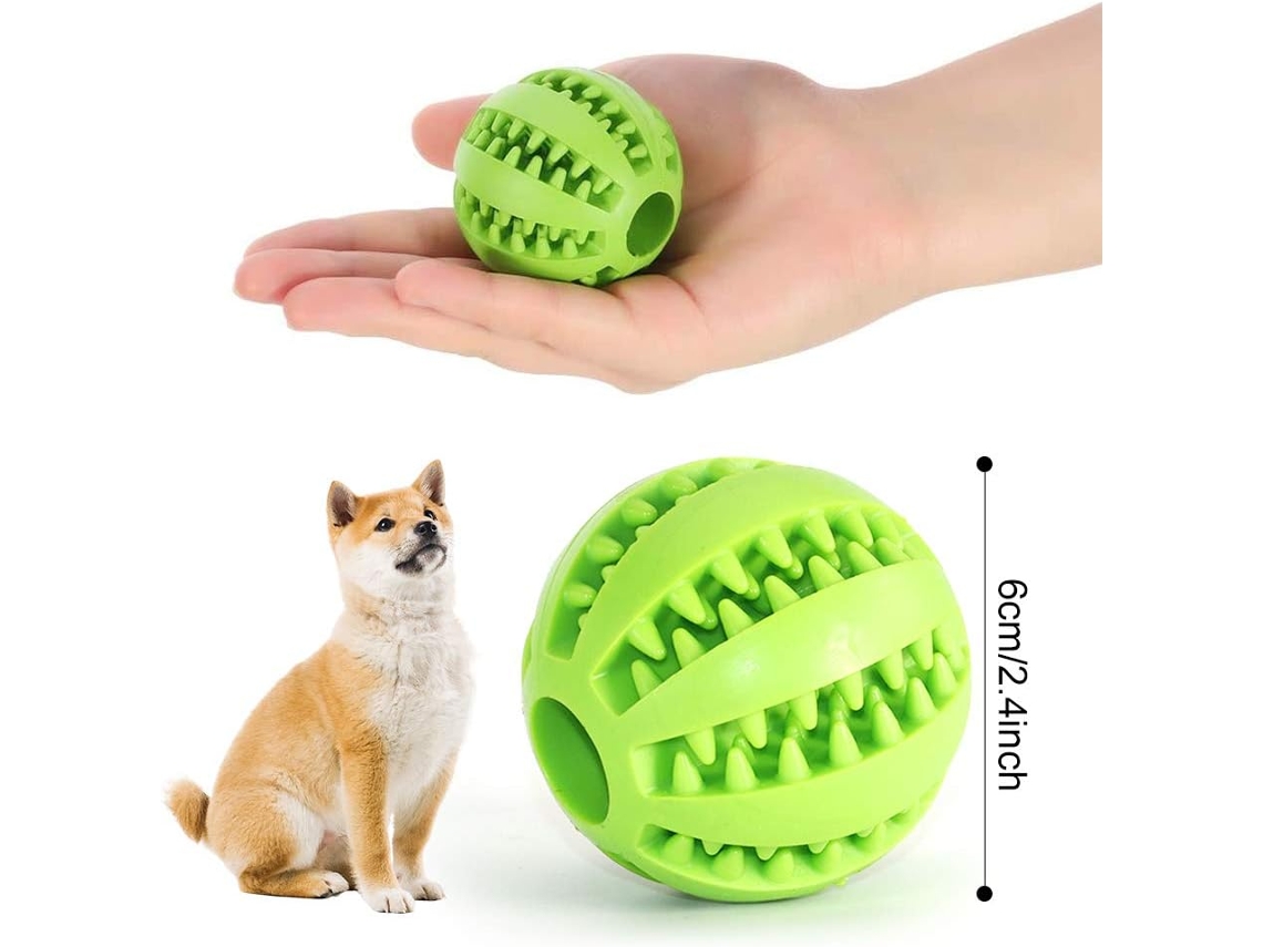 Pelota interactiva resistente a las mordeduras para perros