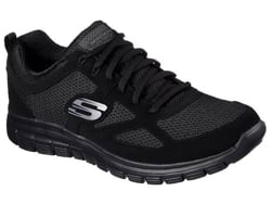 Zapatillas SKECHERS Burns Hombre (45 - Negro)