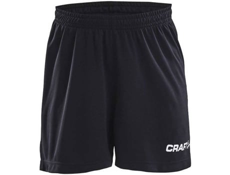 Pantalones para Hombre CRAFT Squad Solid Negro para Fútbol (122 - 128 cm)