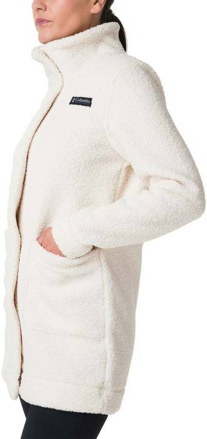 Abrigo Polar para Mujer COLUMBIA Panorama Lang Beige para Montaña (L)