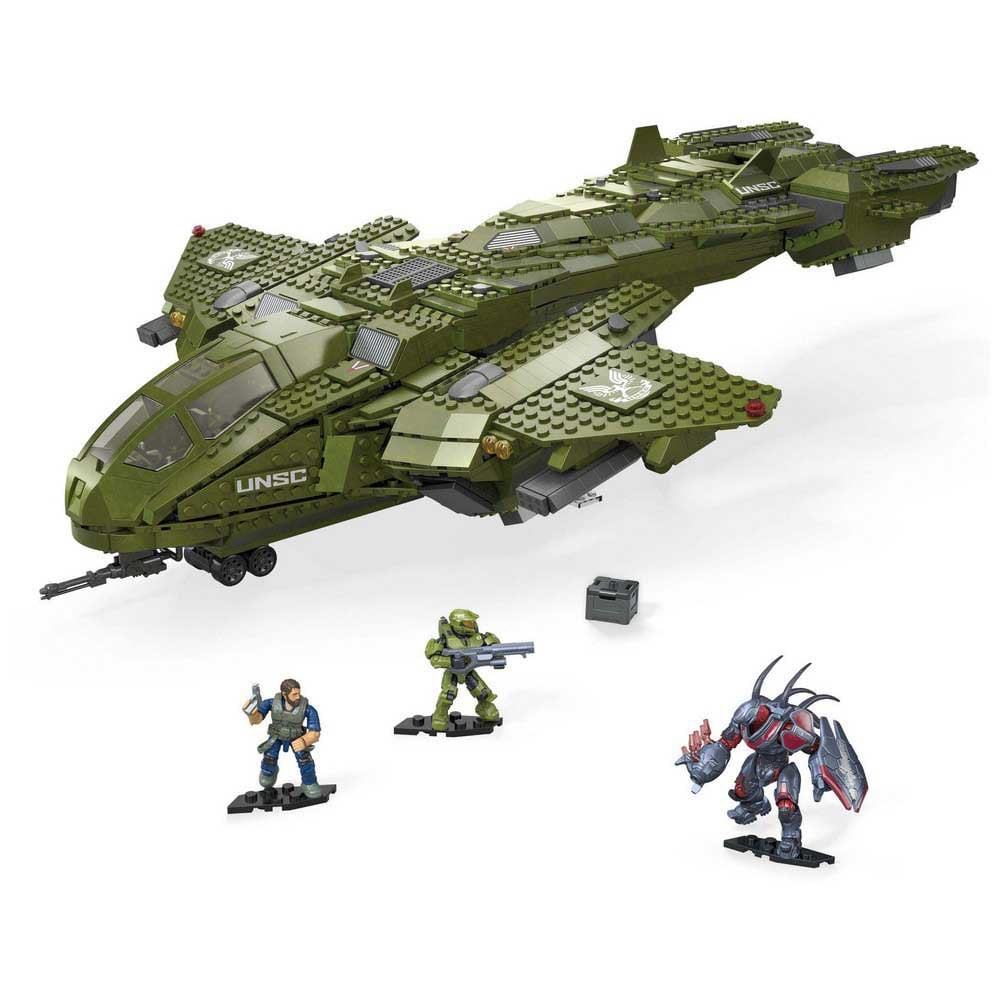 Nave Juguete Basada en el universo del videojuego halo infinito mega construx coche juego educativos niñas +10 años mattel gnb28