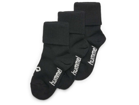 Calcetines para Hombre HUMMEL Sora 3 Pares Negro para Fútbol (EU 18 - 20)