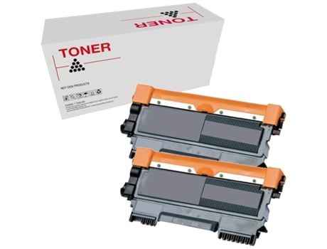 Pack 2 Tóners Compatibles Brother TN2220/TN2210/TN2010/TN450