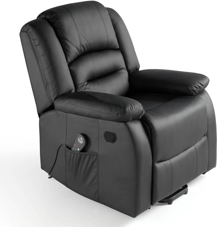 Sillón de Masaje ECODE ECO-8198 (Negro - Cuero Sintético - 86x77x107 cm)