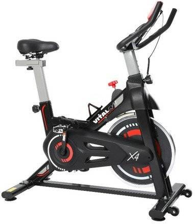 Bicicleta de Spinning VITAL GYM X4 (Negro - 110 x 50 x 105 cm - Hasta: 110 Kg)