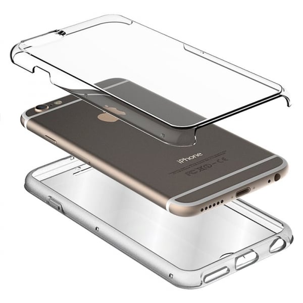 Funda Iphone 7 8 forcell 360º transparente silicona